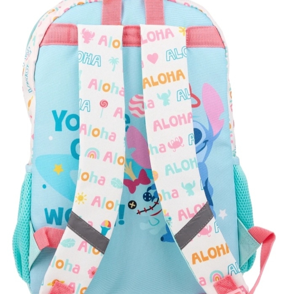 Disney Stitch Kids Backpack - Pink and Blue - Picture 7 of 7